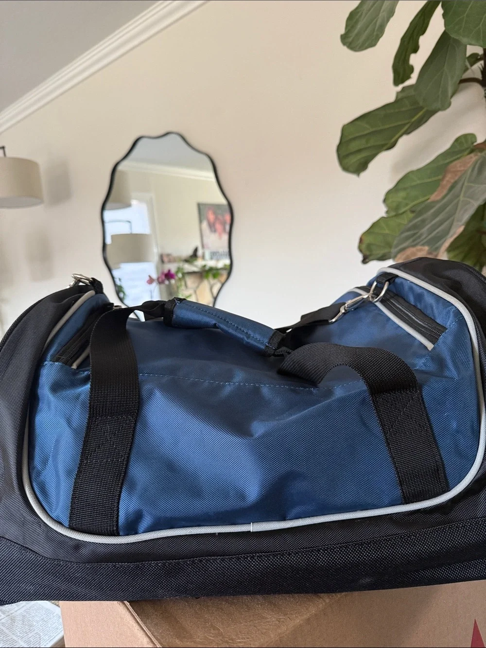 Samsonite Blue and Black Men's Travel Duffel